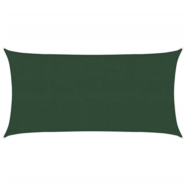 Sonnensegel 160 g/m² Dunkelgrün 2,5x5 m HDPE