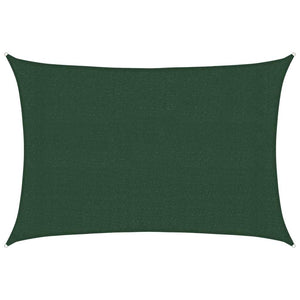 Sonnensegel 160 g/m² Dunkelgrün 3x4,5 m HDPE