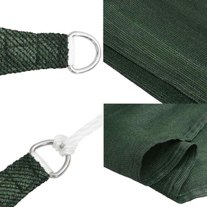 Sonnensegel 160 g/m² Dunkelgrün 3x4,5 m HDPE