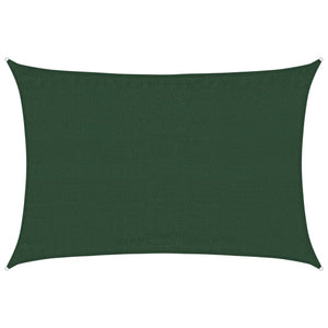 Sonnensegel 160 g/m² Dunkelgrün 3,5x4,5 m HDPE