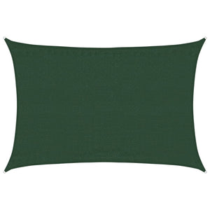 Sonnensegel 160 g/m² Dunkelgrün 3,5x5 m HDPE