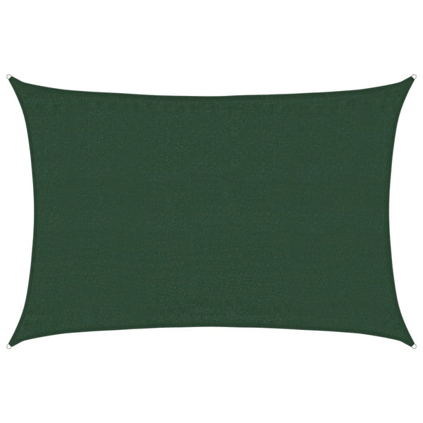 Sonnensegel 160 g/m² Dunkelgrün 3,5x5 m HDPE