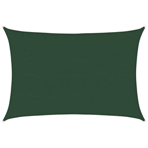Sonnensegel 160 g/m² Dunkelgrün 5x7 m HDPE