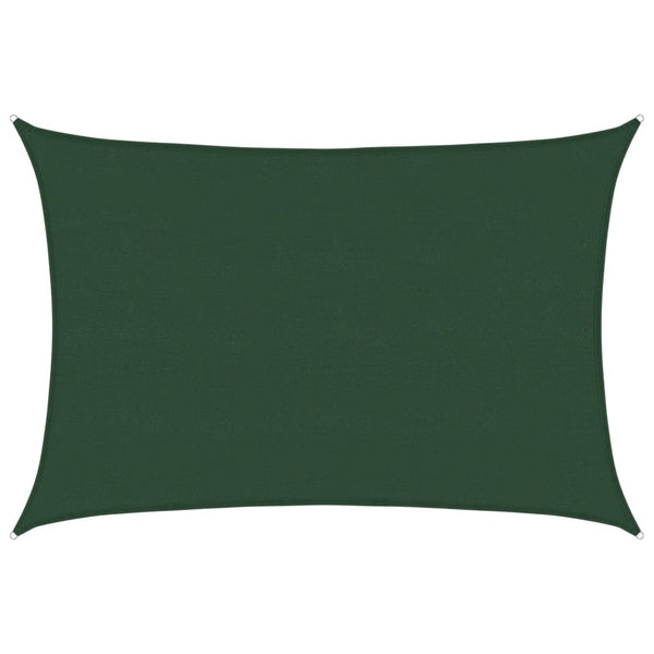 Sonnensegel 160 g/m² Dunkelgrün 5x7 m HDPE