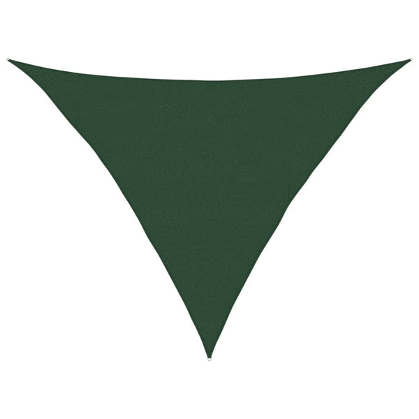 Sonnensegel 160 g/m² Dunkelgrün 5x5x6 m HDPE