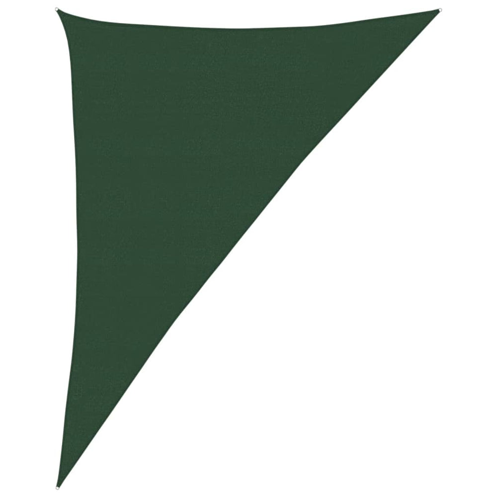 vidaXL Voile d'ombrage 160 g/m² Vert foncé 4x5x6,8 m HDPE