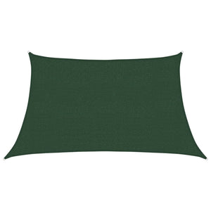 Sonnensegel 160 g/m² Dunkelgrün 3/4x2 m HDPE
