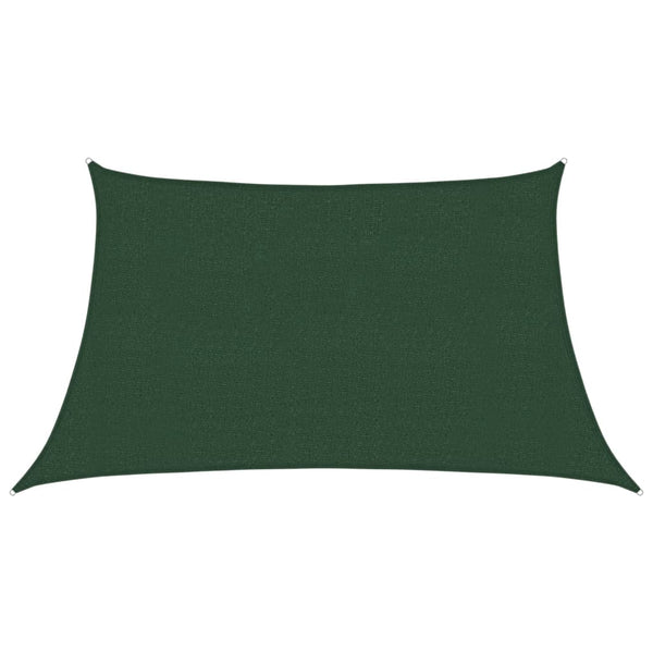 Sonnensegel 160 g/m² Dunkelgrün 3/4x2 m HDPE
