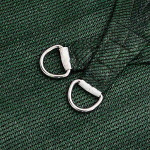Sonnensegel 160 g/m² Trapezform Dunkelgrün 4/5x3 m HDPE