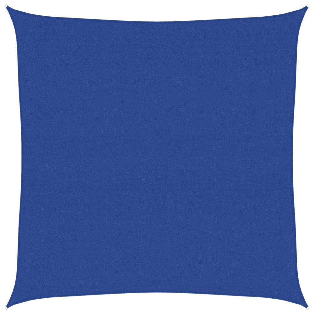 vidaXL Voile d'ombrage 160 g/m² Carré Bleu 5x5 m PEHD