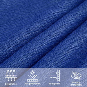 Sonnensegel 160 g/m² Quadratisch Blau 7x7 m HDPE