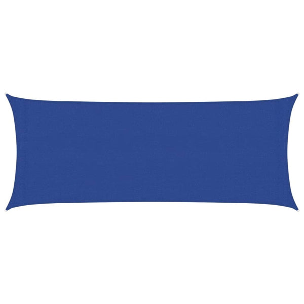 Sonnensegel 160 g/m² Blau 2x4,5 m HDPE