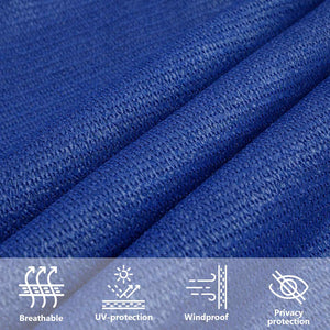 Sonnensegel 160 g/m² Blau 2x4,5 m HDPE