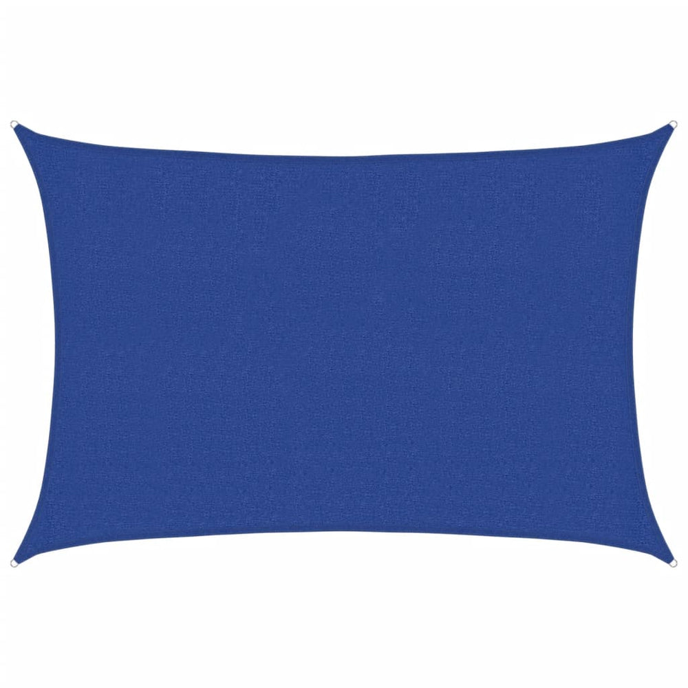 vidaXL Voile d'ombrage 160 g/m² Bleu 2,5x3,5 m HDPE