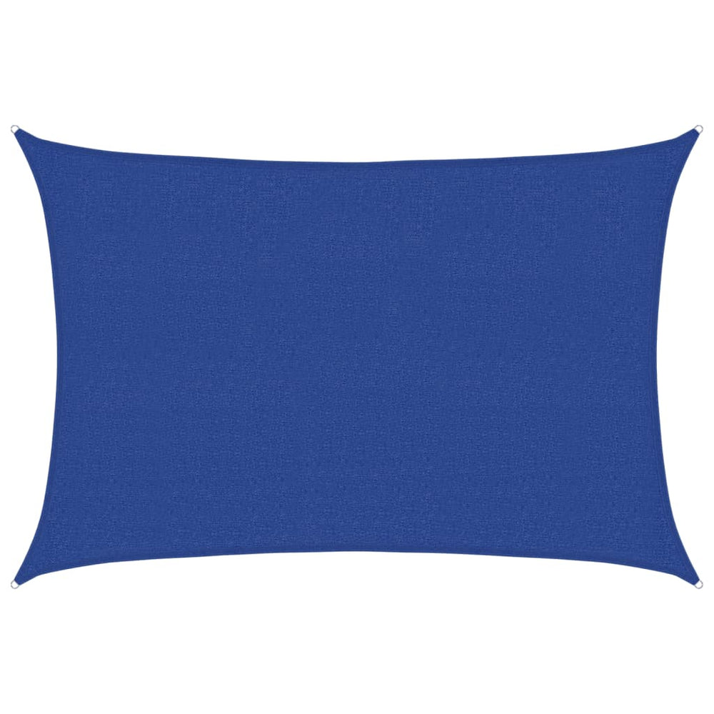 vidaXL Voile d'ombrage 160 g/m² Bleu 2,5x4 m PEHD