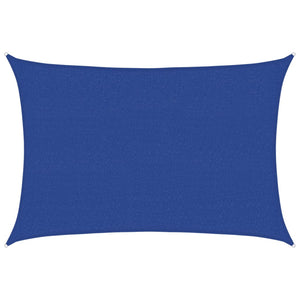 Sonnensegel 160 g/m² Blau 2,5x4 m HDPE
