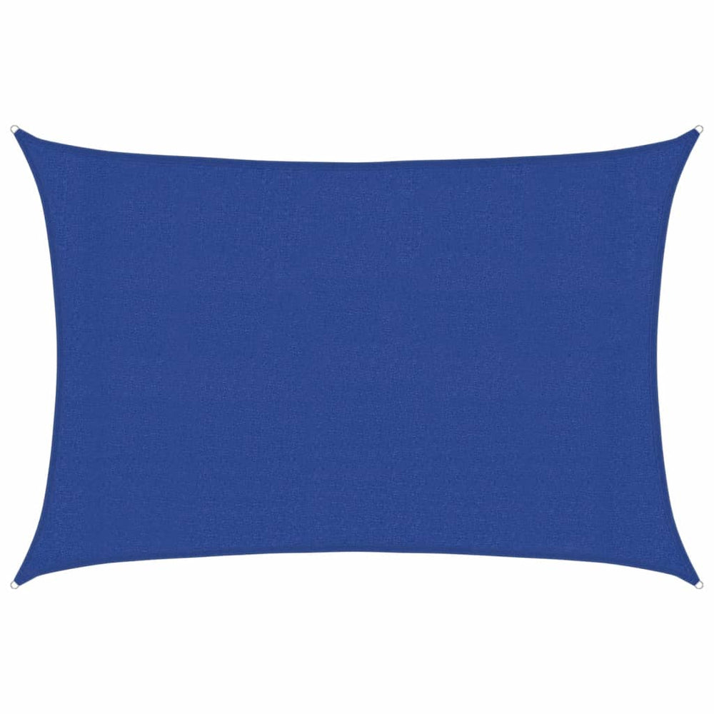 vidaXL Voile d'ombrage rectangulaire bleu 3x4,5 m en HDPE 160 g/m²