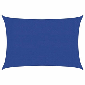 Sonnensegel 160 g/m² Rechteckig Blau 3x4,5 m HDPE
