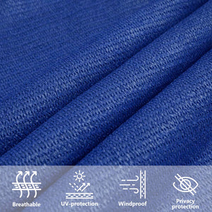 Sonnensegel 160 g/m² Rechteckig Blau 3x5 m HDPE