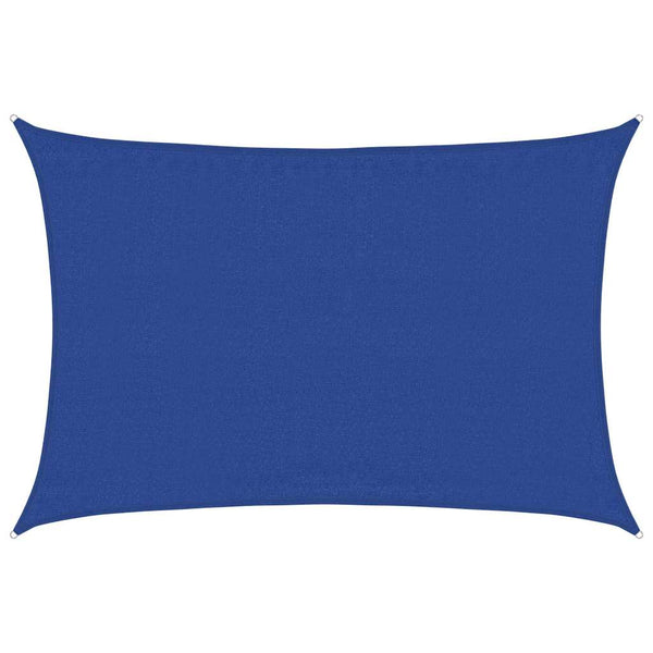 Sonnensegel 160 g/m² Rechteckig Blau 3,5x5 m HDPE
