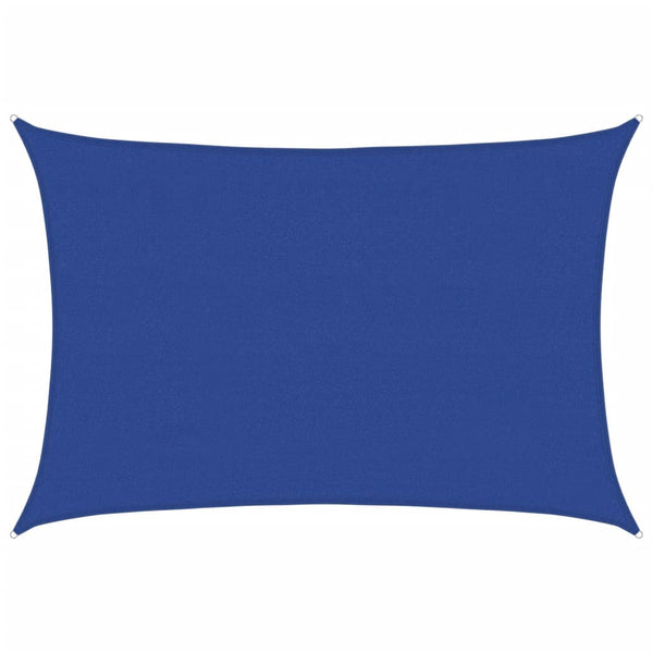Sonnensegel 160 g/m² Rechteckig Blau 4x5 m HDPE