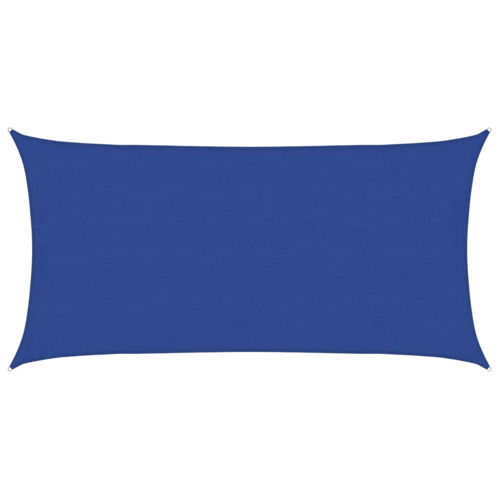 vidaXL Voile d'ombrage rectangulaire 160 g/m² Bleu 4x7 m PEHD