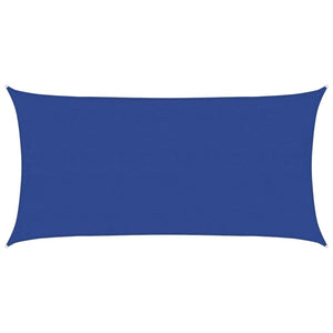 Sonnensegel 160 g/m² Rechteckig Blau 4x7 m HDPE