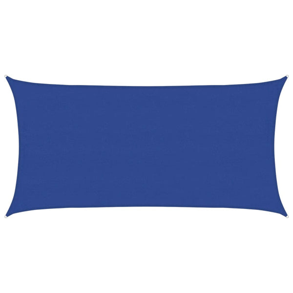 Sonnensegel 160 g/m² Rechteckig Blau 4x7 m HDPE
