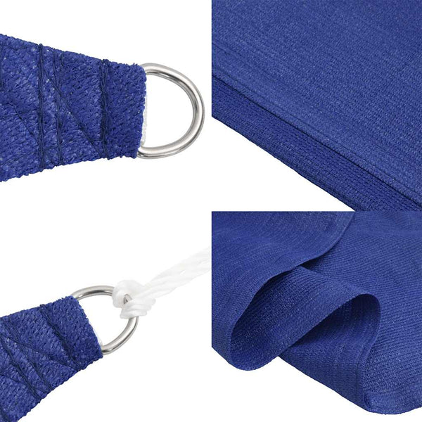 Sonnensegel 160 g/m² Rechteckig Blau 5x6 m HDPE
