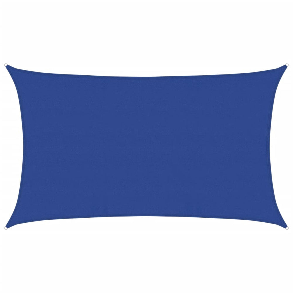vidaXL Voile d'ombrage rectangulaire 160 g/m² Bleu 5x8 m HDPE