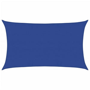 Sonnensegel 160 g/m² Rechteckig Blau 5x8 m HDPE