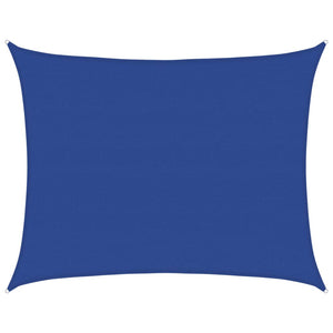 Sonnensegel 160 g/m² Rechteckig Blau 6x8 m HDPE