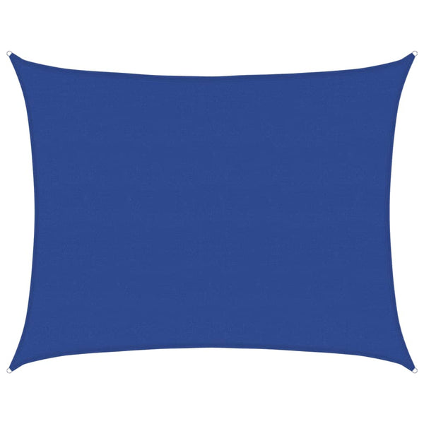 Sonnensegel 160 g/m² Rechteckig Blau 6x8 m HDPE