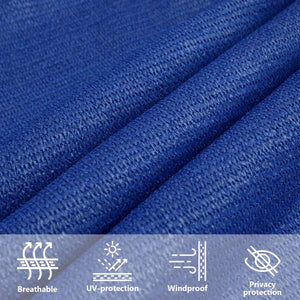 Sonnensegel 160 g/m² Rechteckig Blau 6x8 m HDPE