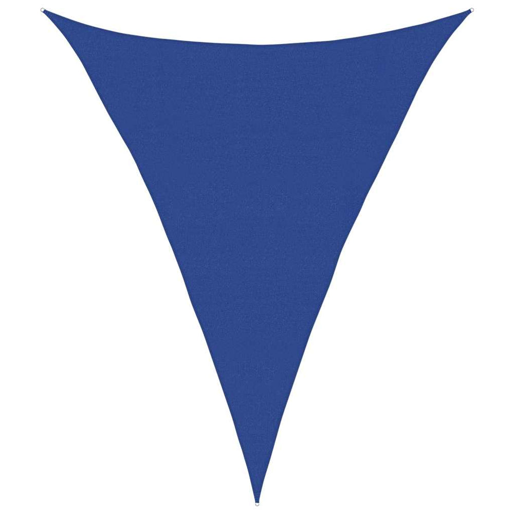 vidaXL Voile d'ombrage triangulaire bleu 4x5x5 m en PEHD 160 g/m²