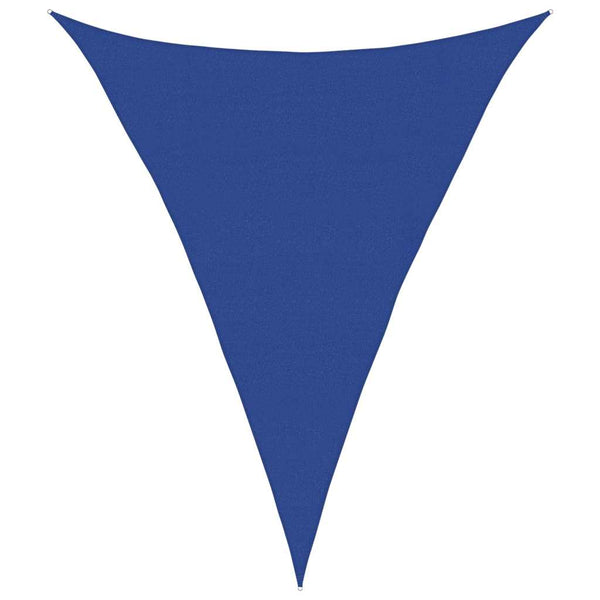 Sonnensegel 160 g/m² Dreieckig Blau 4x5x5 m HDPE
