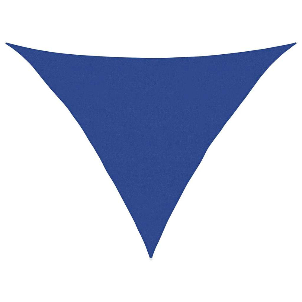 vidaXL Voile d'ombrage 160 g/m² Triangulaire Bleu 5x5x6 m HDPE