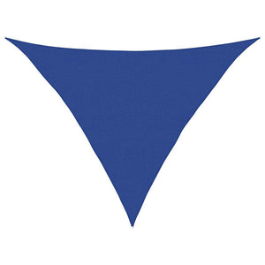 Sonnensegel 160 g/m² Dreieckig Blau 5x5x6 m HDPE