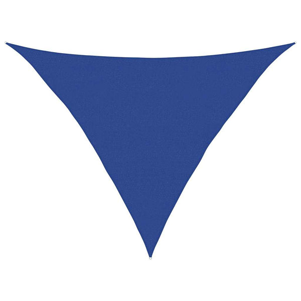 Sonnensegel 160 g/m² Dreieckig Blau 5x5x6 m HDPE