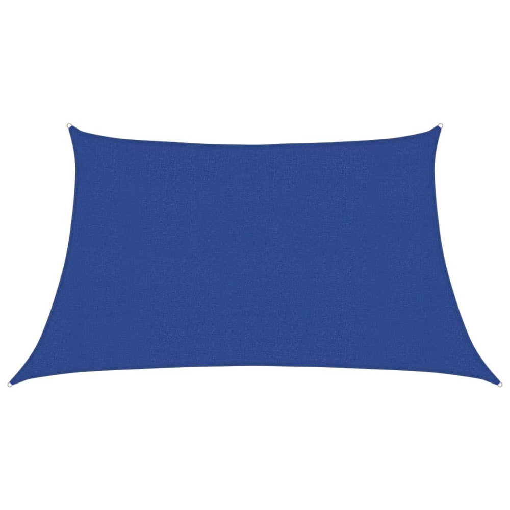 vidaXL Voile d'ombrage 160 g/m² Bleu 3/4x2 m HDPE