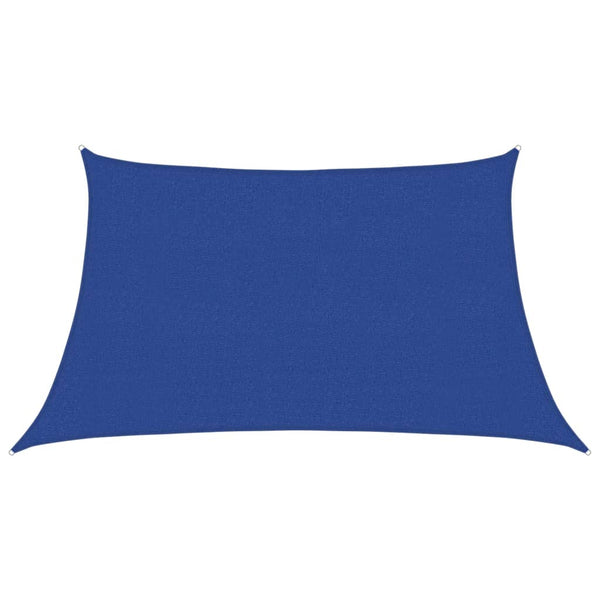 Sonnensegel 160 g/m² Blau 3/4x2 m HDPE