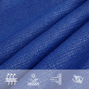 Sonnensegel 160 g/m² Blau 3/4x2 m HDPE