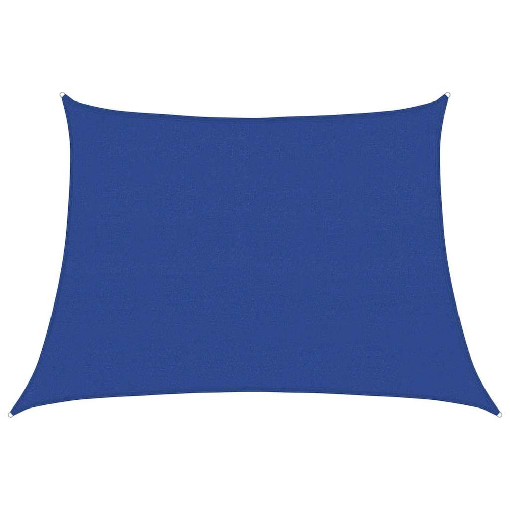vidaXL Voile d'ombrage 160 g/m² Forme trapézoïdale Bleu 4/5x3 m HDPE