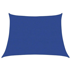 Sonnensegel 160 g/m² Trapezform Blau 4/5x3 m HDPE