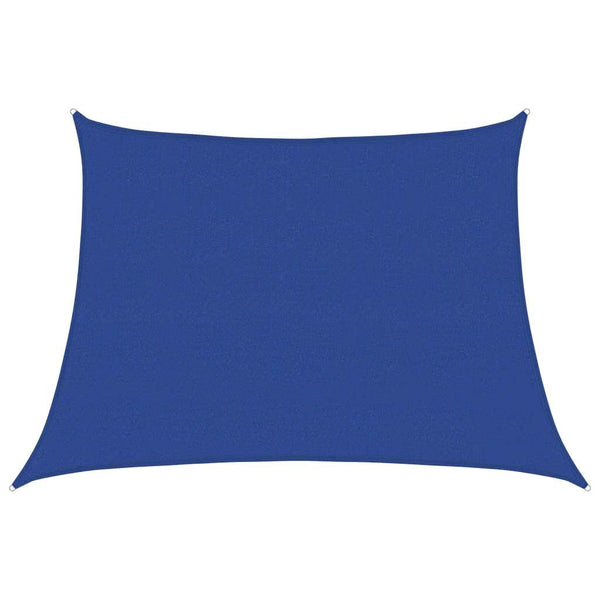 Sonnensegel 160 g/m² Trapezform Blau 4/5x3 m HDPE
