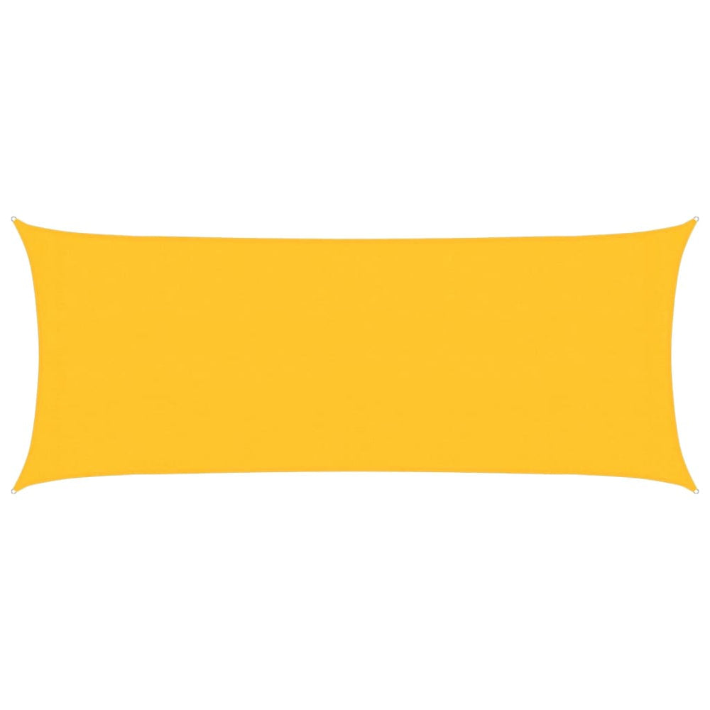 vidaXL Voile d'ombrage rectangulaire jaune 2x4,5 m en HDPE 160 g/m²