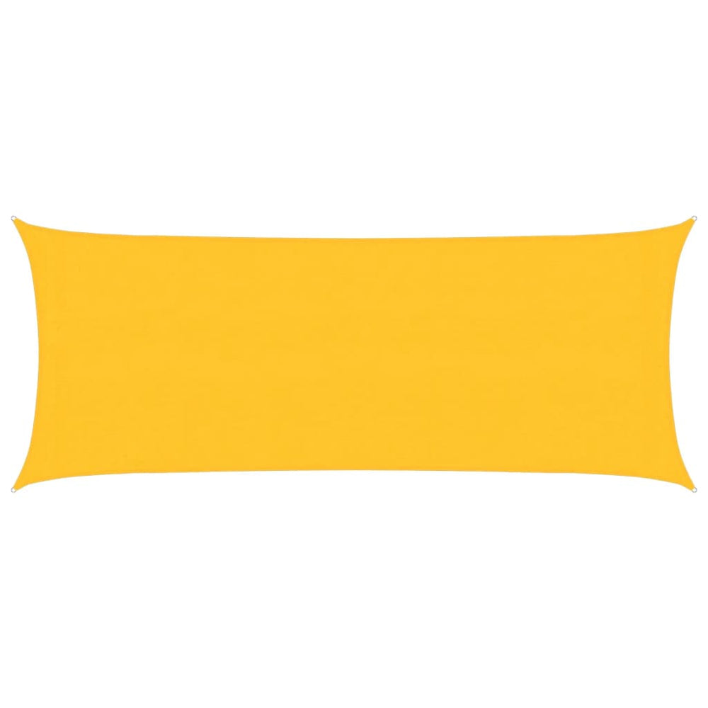 vidaXL Voile d'ombrage 160 g/m² Jaune 2x5 m HDPE