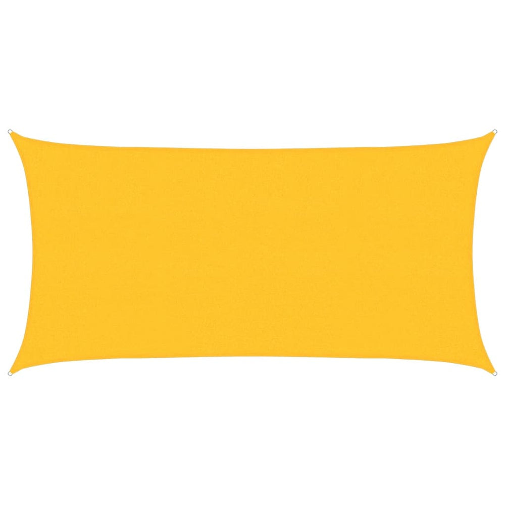 vidaXL Voile d'ombrage 160 g/m² Jaune 2,5x4,5 m PEHD