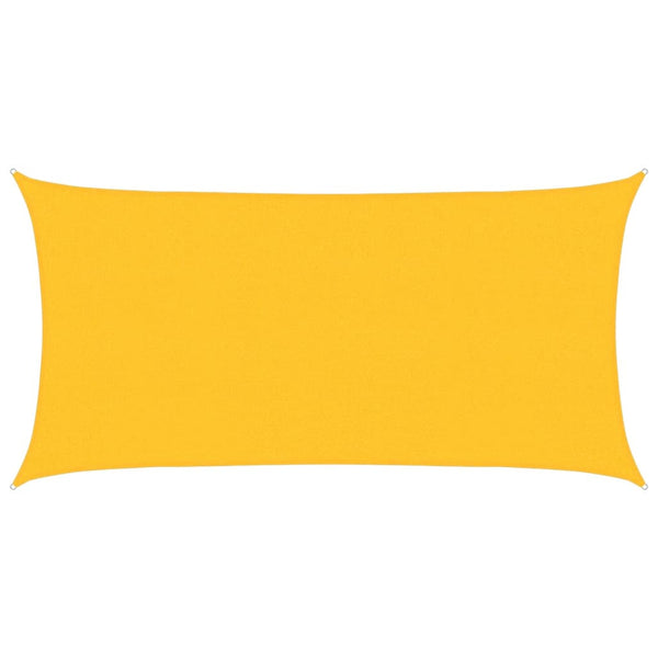 Sonnensegel 160 g/m² Gelb 2,5x4,5 m HDPE