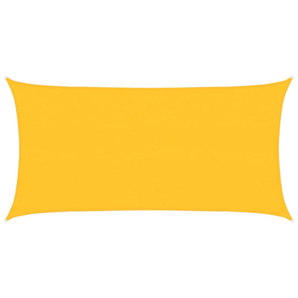 Sonnensegel 160 g/m² Gelb 2,5x5 m HDPE